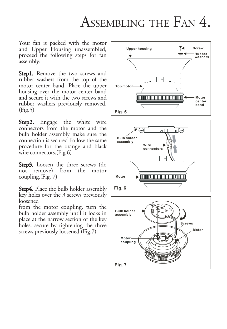 Ssembling | Minka Group F701-PW User Manual | Page 6 / 15