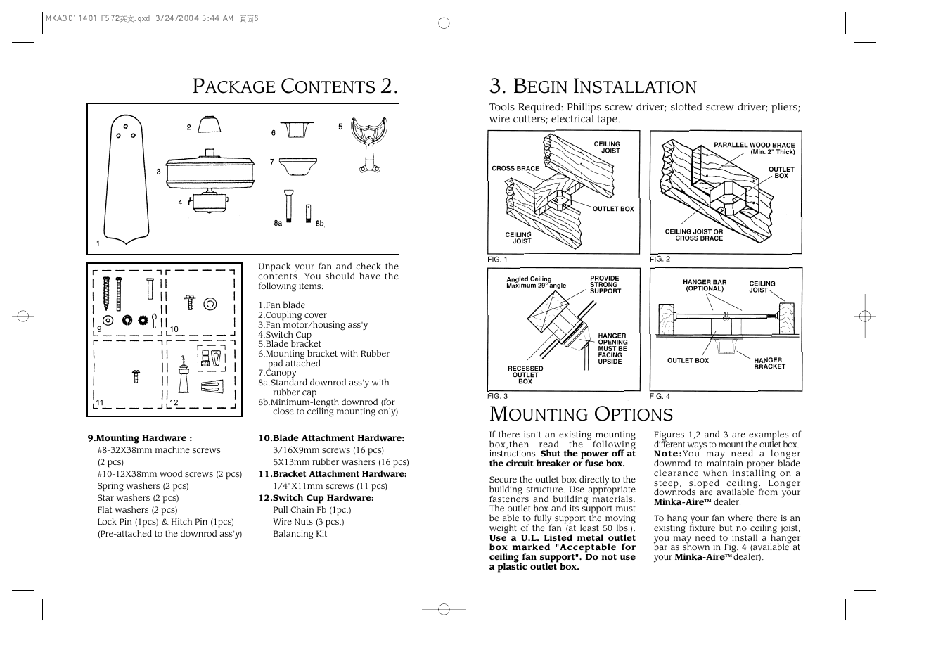 Minka Group F572-ORB User Manual | Page 4 / 9