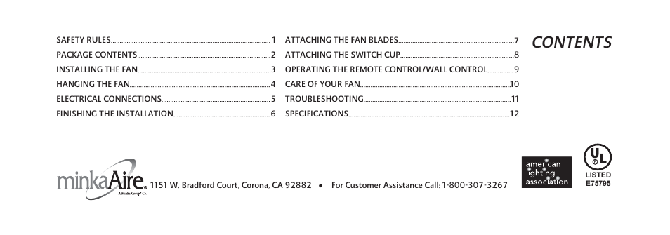 Minka Group F753-KA User Manual | Page 5 / 24