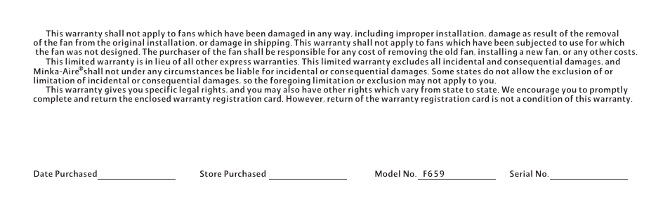 Minka Group F659-FB User Manual | Page 4 / 24
