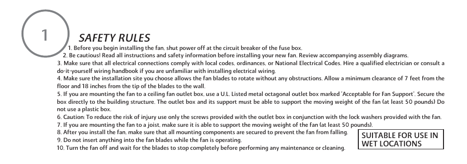 Minka Group F889-BNW User Manual | Page 6 / 26