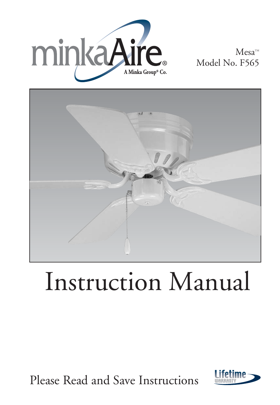 Minka Group F565-WH User Manual | 13 pages