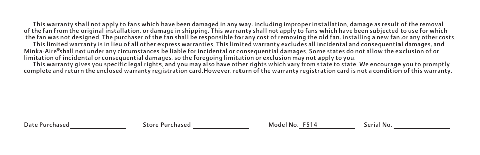Minka Group F514-BN User Manual | Page 4 / 30
