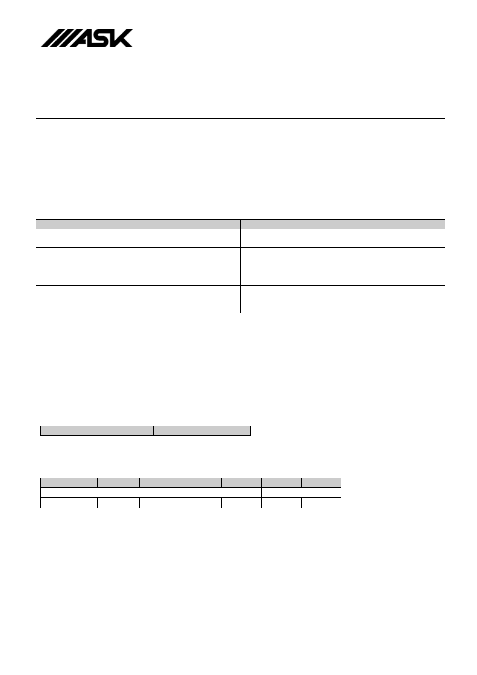 2 general, 3 function type, 4 protocol messages | Ask Proxima C100 User Manual | Page 4 / 11