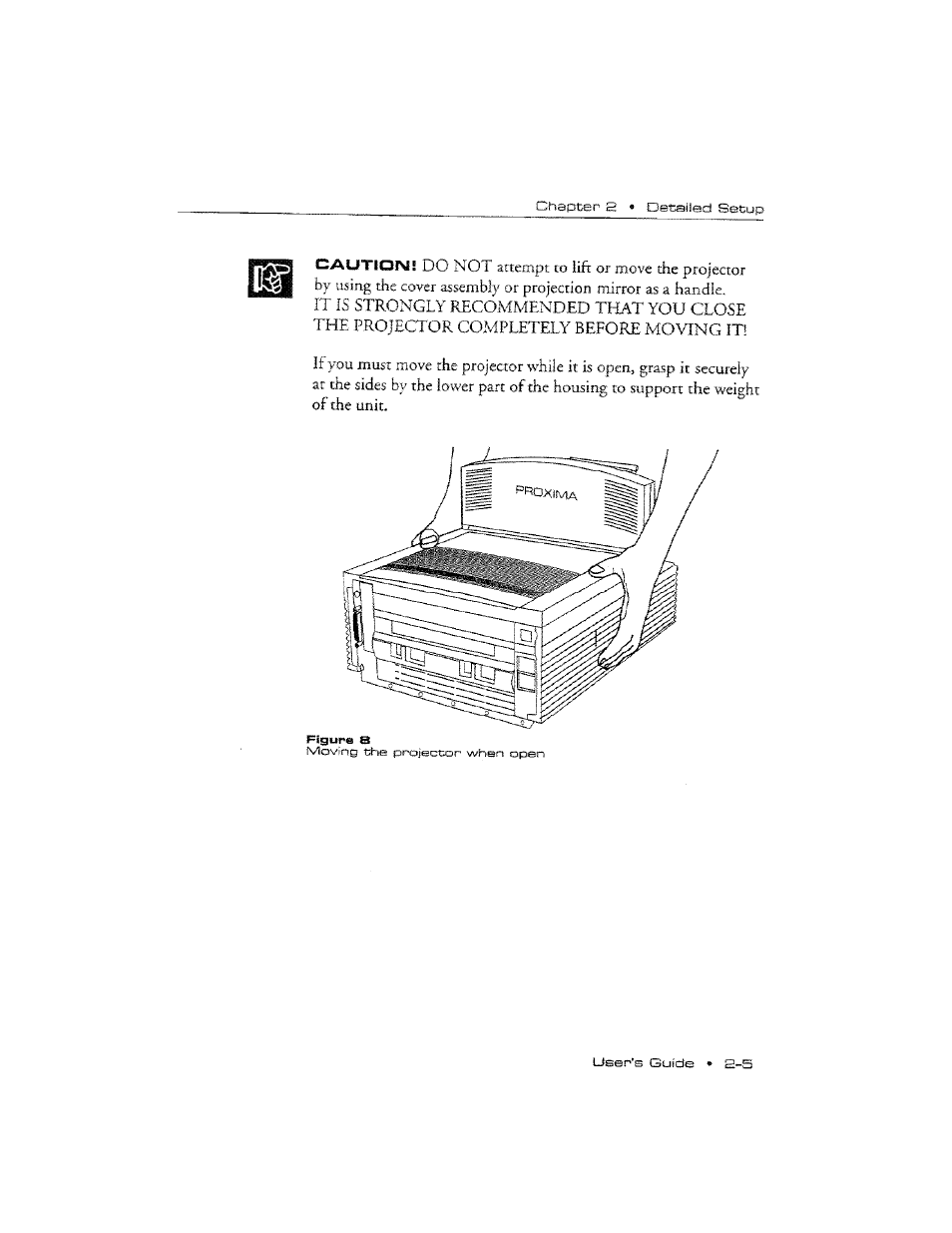 Cautioim | Ask Proxima DP2300 User Manual | Page 20 / 71