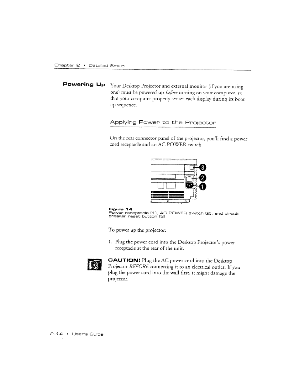 Applying power to the projector | Ask Proxima DP2300 User Manual | Page 30 / 71