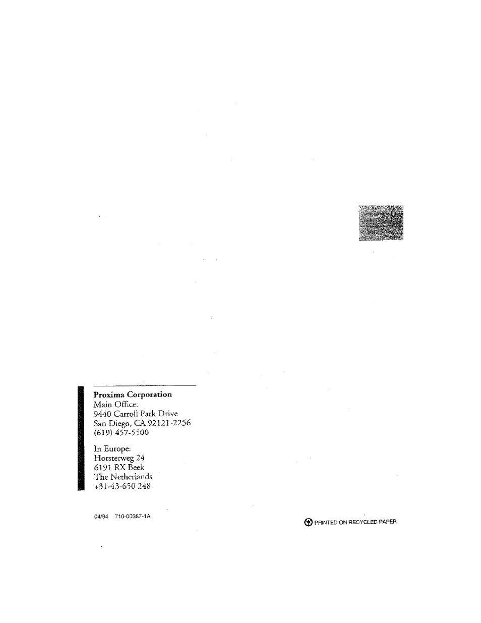 Ask Proxima DP2300 User Manual | Page 71 / 71