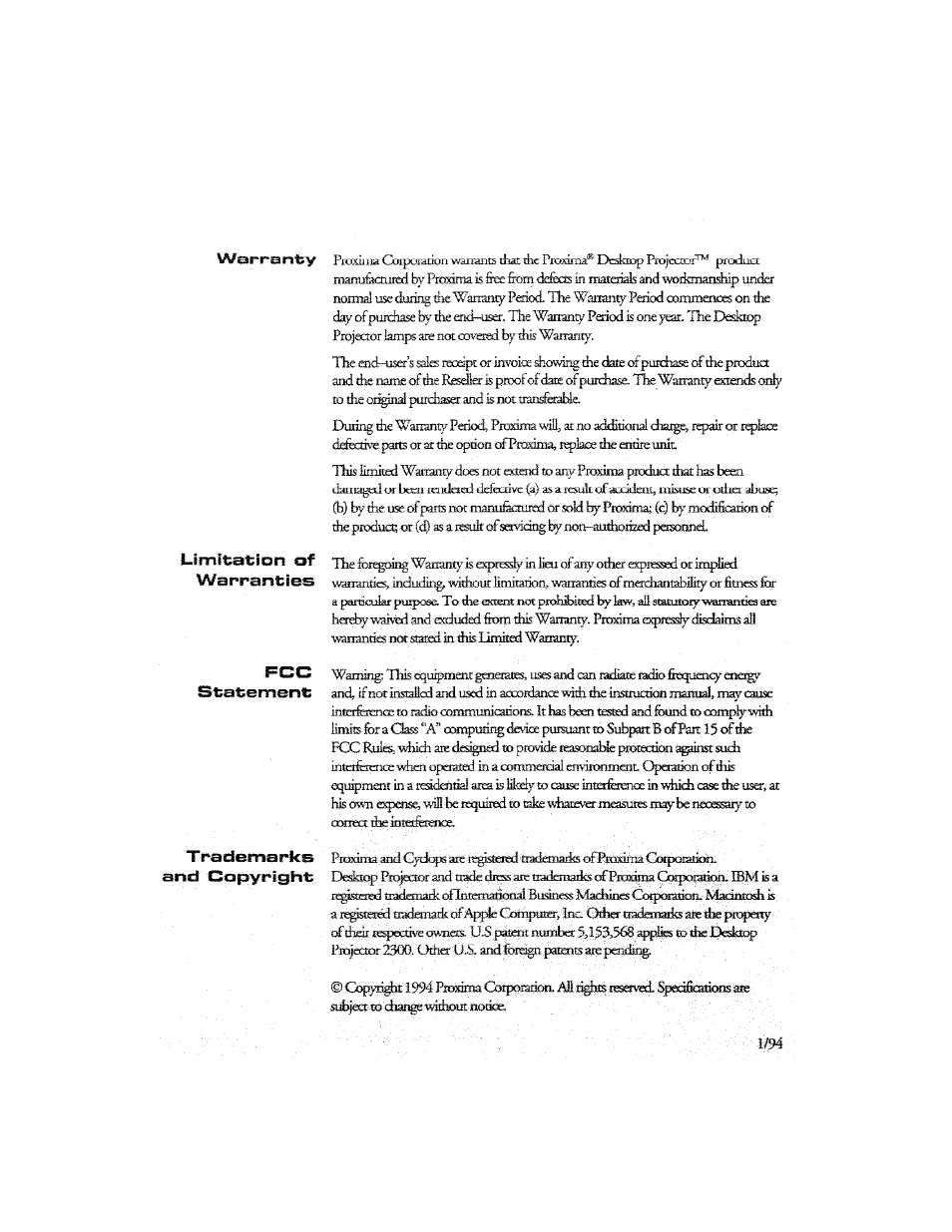 Ask Proxima DP2300 User Manual | Page 9 / 71