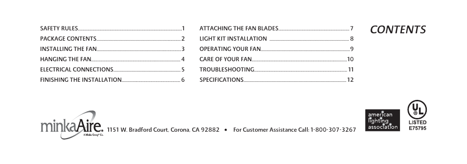 Minka Group F647-ORB User Manual | Page 5 / 23