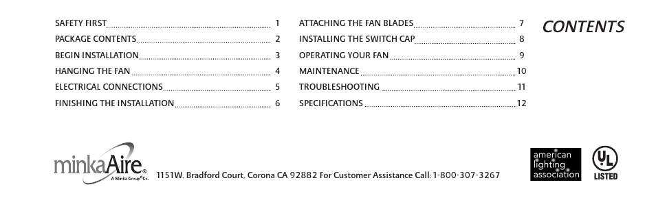 Minka Group F571-DRF User Manual | Page 5 / 22