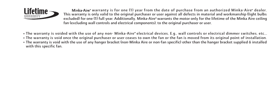 Minka Group F853-WH User Manual | Page 3 / 24