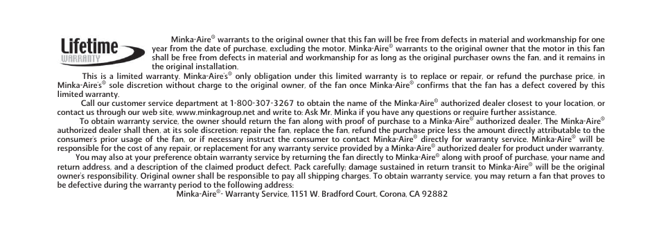 Minka Group F802-ORB User Manual | Page 3 / 25