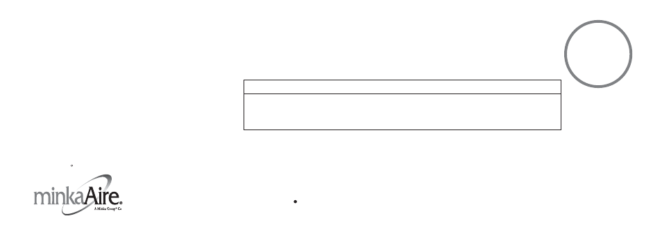 Specifications | Minka Group F502-BCW User Manual | Page 27 / 27