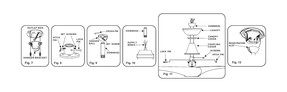 页 12 | Minka Group F844-SL User Manual | Page 12 / 26