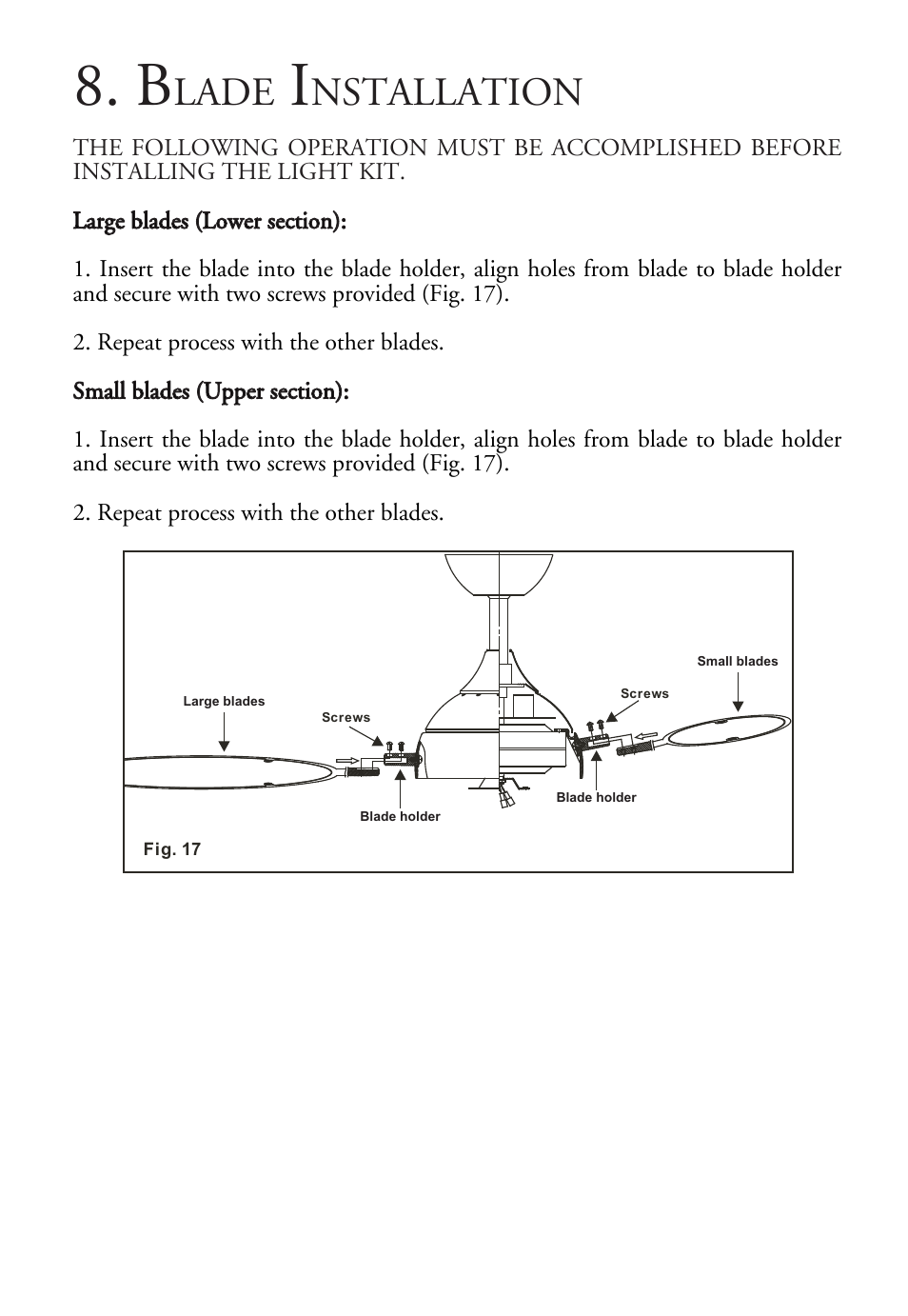 Lade, Nstallation | Minka Group F596-PN/TL User Manual | Page 10 / 16