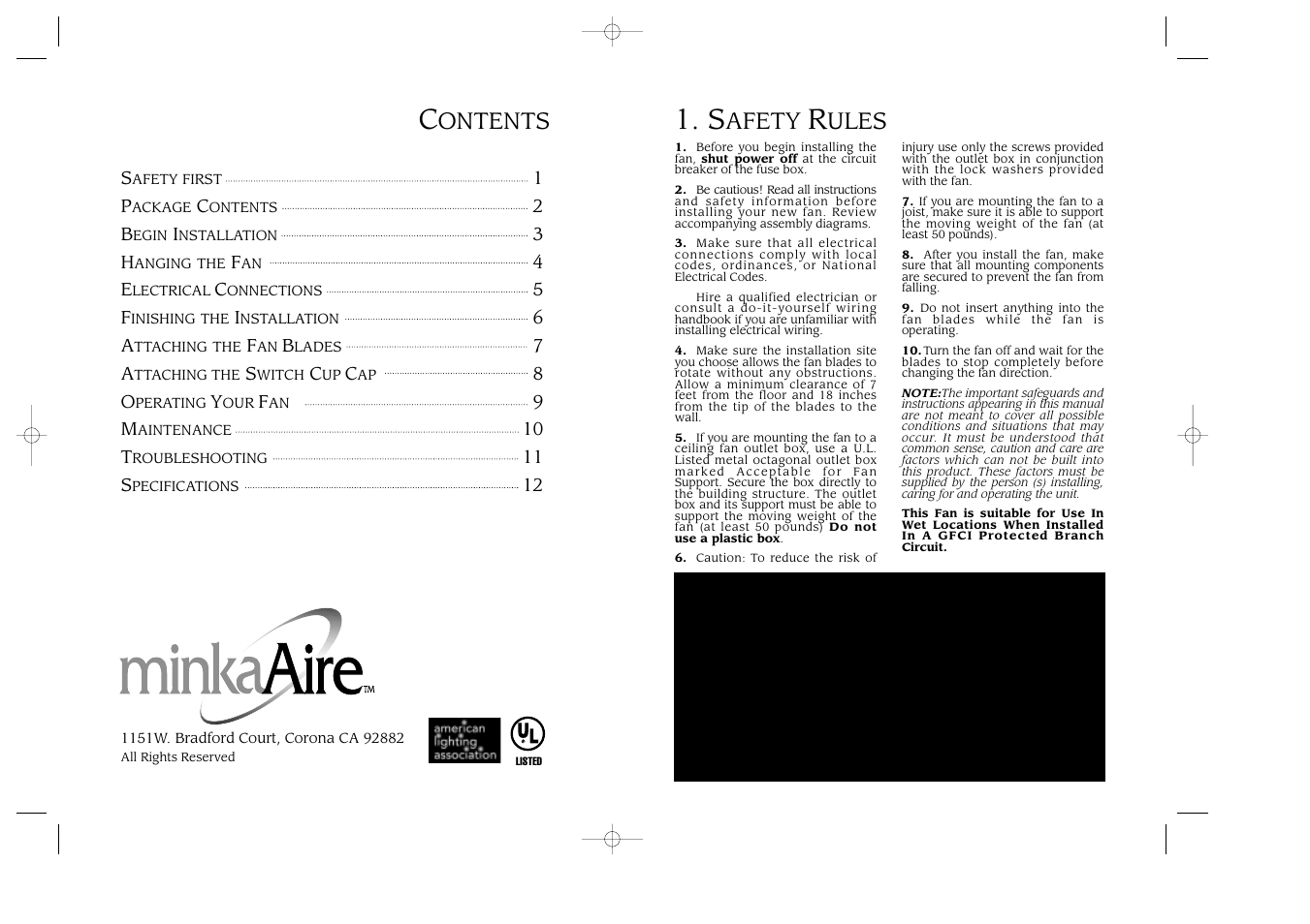 Minka Group F571-ORB User Manual | Page 3 / 9