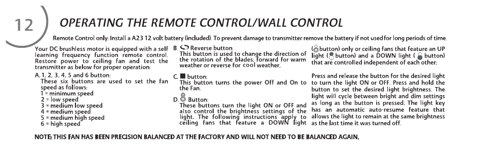 页 20 | Minka Group F905-DK User Manual | Page 20 / 28
