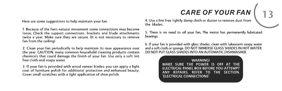 页 23 | Minka Group F905-DK User Manual | Page 23 / 28