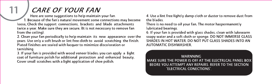 Minka Group F840-CF User Manual | Page 22 / 24