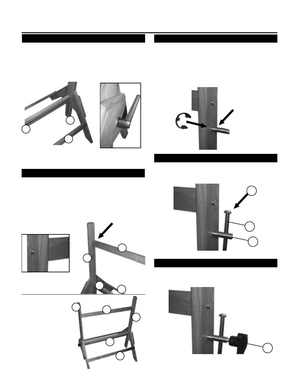 Assembly instructions continued | Martin Universal Design U-7100 Avanti Designer Table User Manual | Page 3 / 4