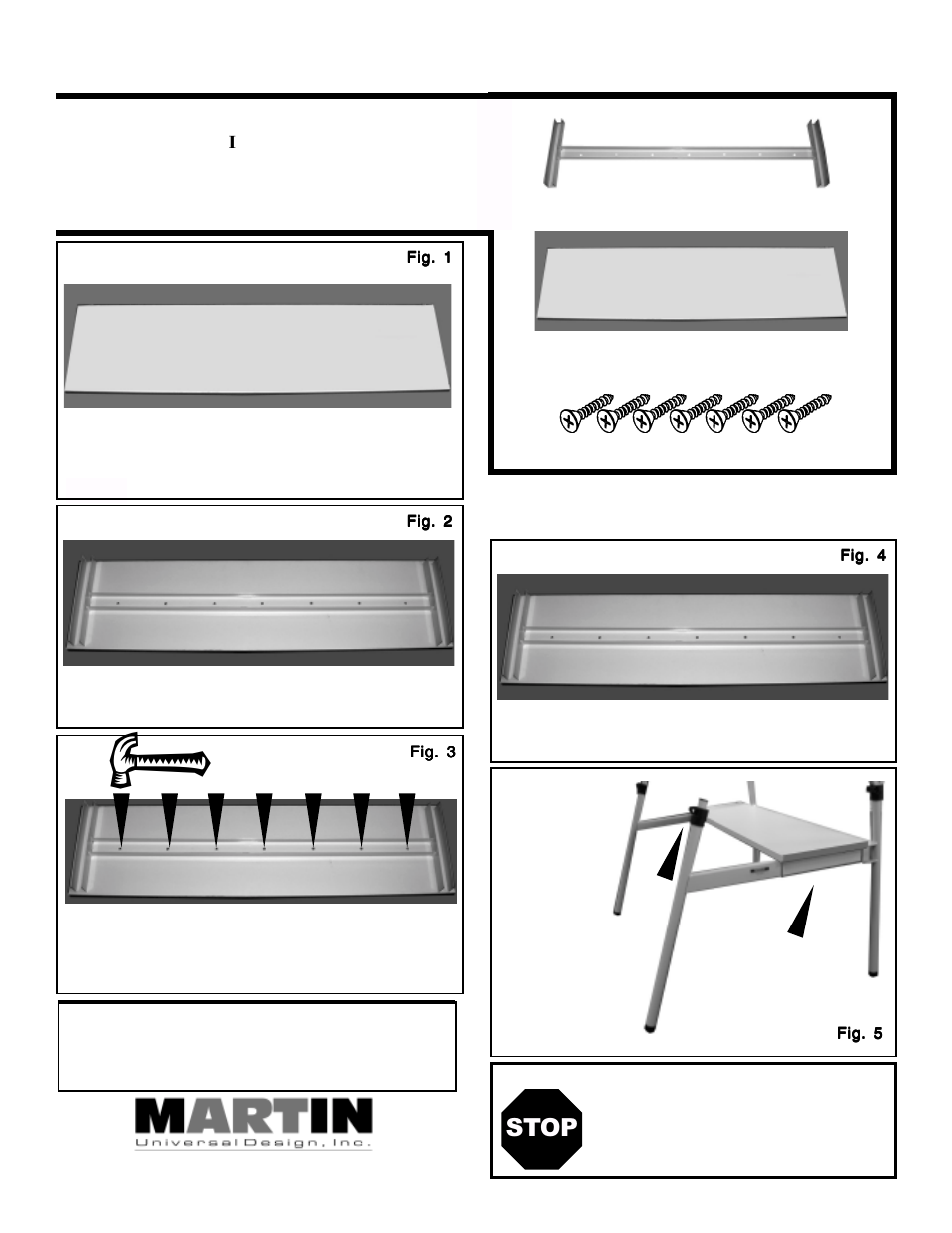 Martin Universal Design U-DS24 BERKELY MAXUM SHELF User Manual | 1 page