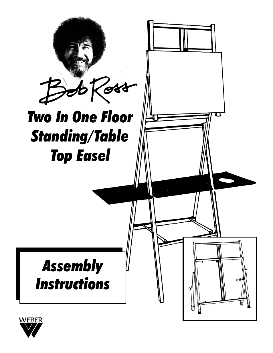 Martin Universal Design Table Top Easel User Manual | 2 pages