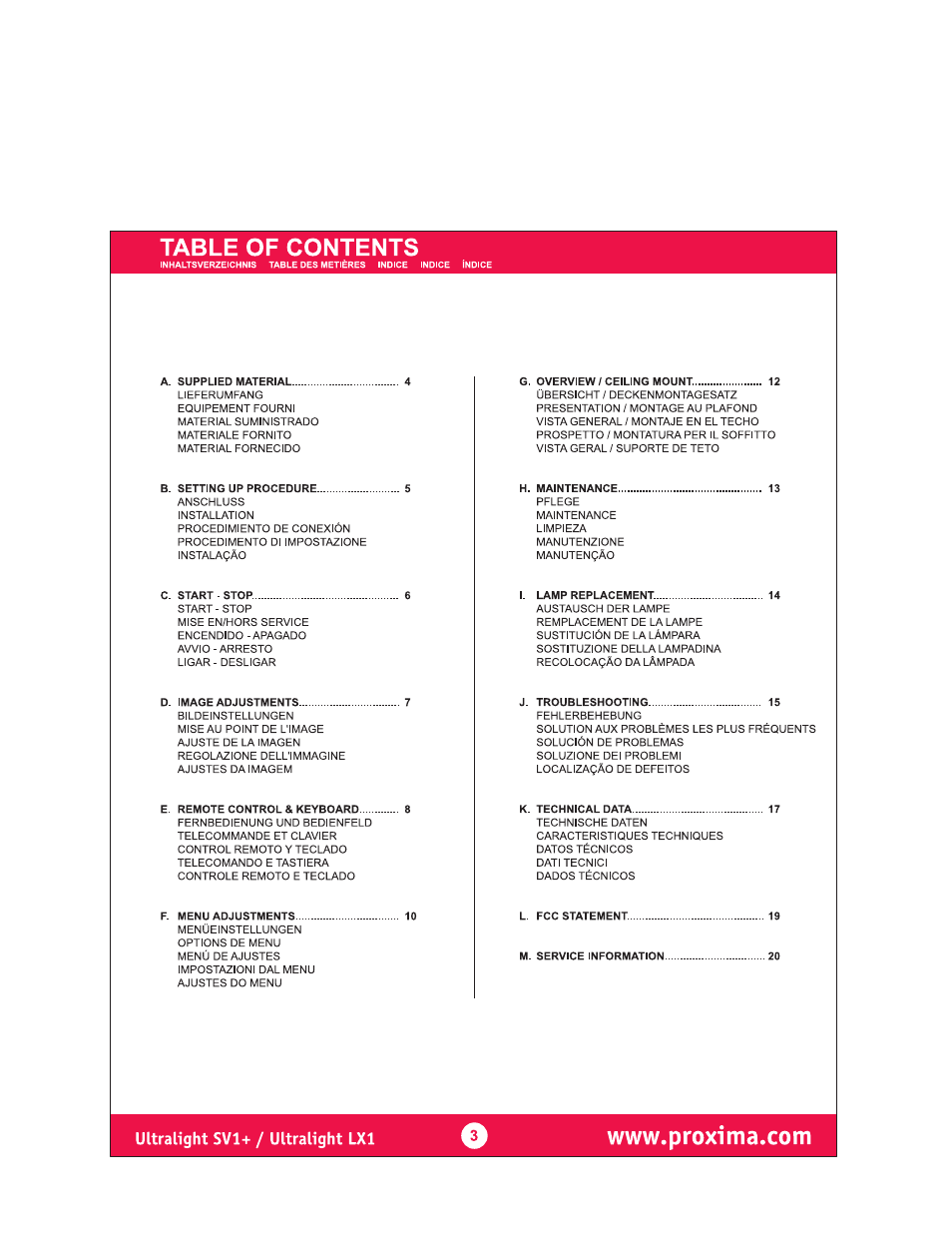Ask Proxima Ultralight LX1 User Manual | Page 2 / 19