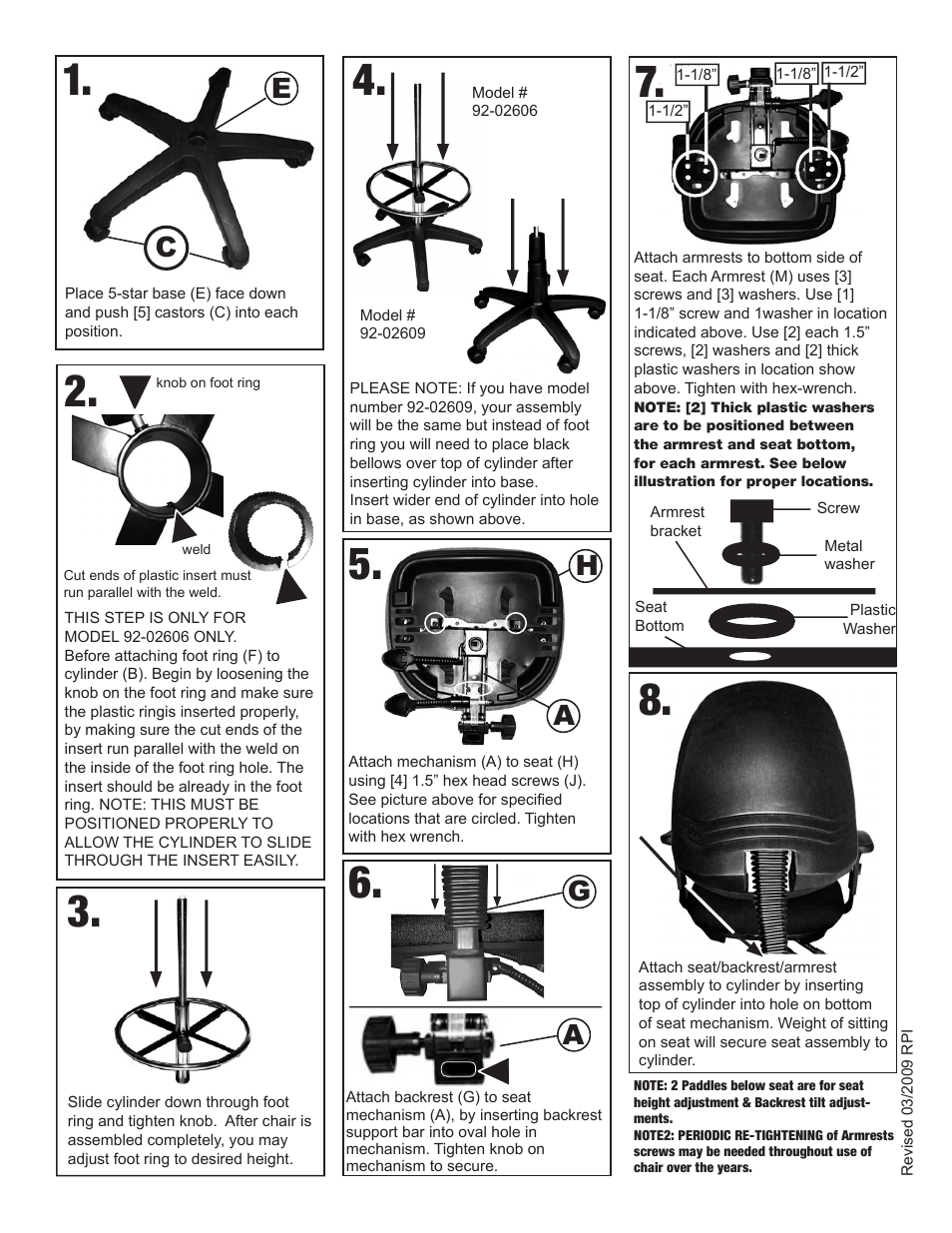 Martin Universal Design 91-02609115 GRANDEUR CHAIRS User Manual | Page 2 / 2