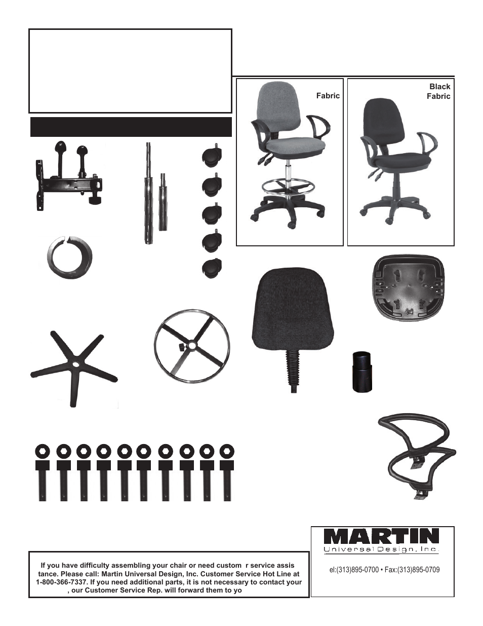 Martin Universal Design 91-8009 VESUVIO CHAIR User Manual | 2 pages