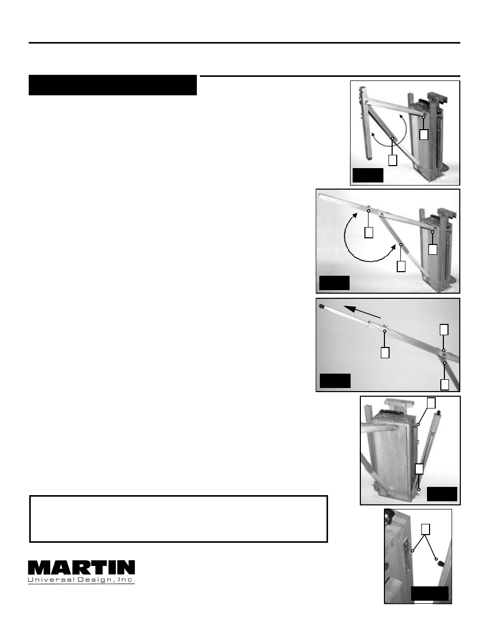 Martin Universal Design 92-3032 DeluxeFrench Sketchbox Easel User Manual | 2 pages