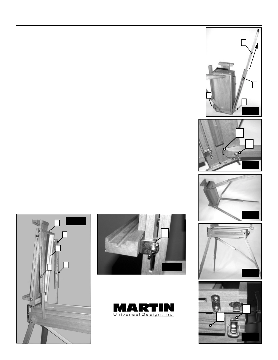 Lk j m | Martin Universal Design 92-3032 DeluxeFrench Sketchbox Easel User Manual | Page 2 / 2