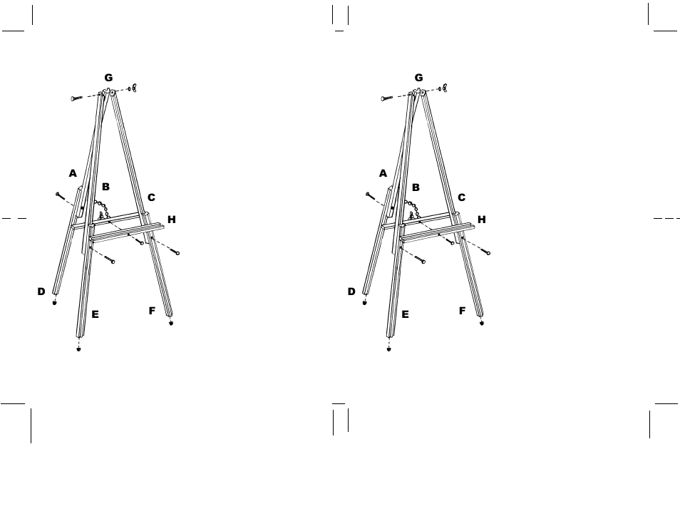 Martin Universal Design U-280N PRIMA ADJUSTABLE DISPLAY EASEL User Manual | Page 2 / 2