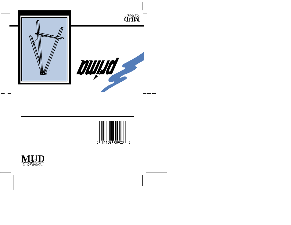 Martin Universal Design U-300N PRIMA TABLE TOP EASEL User Manual | 2 pages