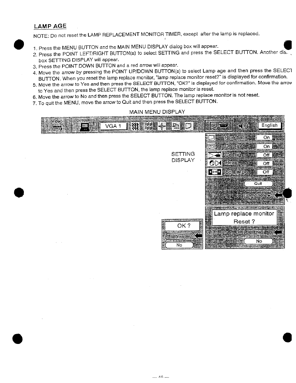Ask Proxima DP9250 User Manual | Page 46 / 52