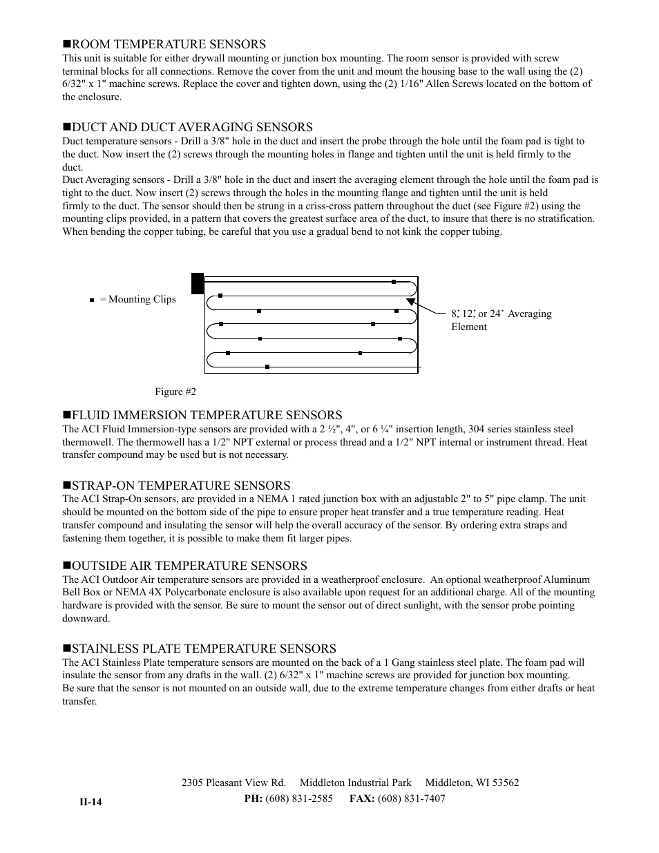 Automation Components Common Input with RJ12 Phone Jack User Manual | Page 2 / 2