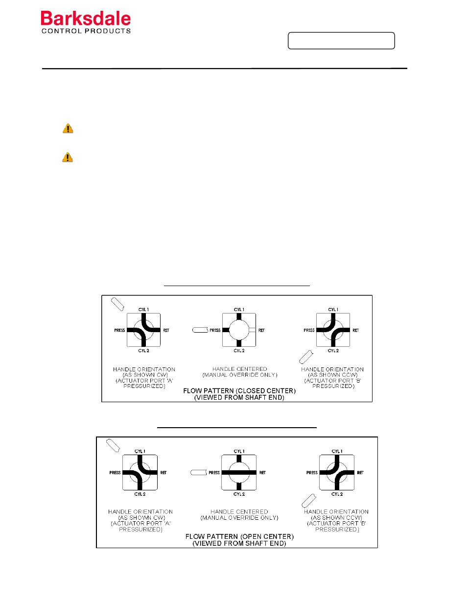 Series iii-l valve, Installation and operating instructions, For barksdale heavy duty integrated actuator valve | Barksdale Series III-L Valves User Manual | Page 8 / 11