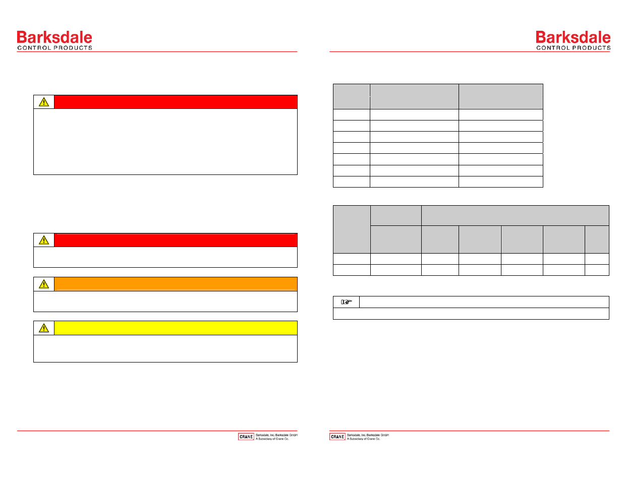 Barksdale L2H User Manual | Page 2 / 8