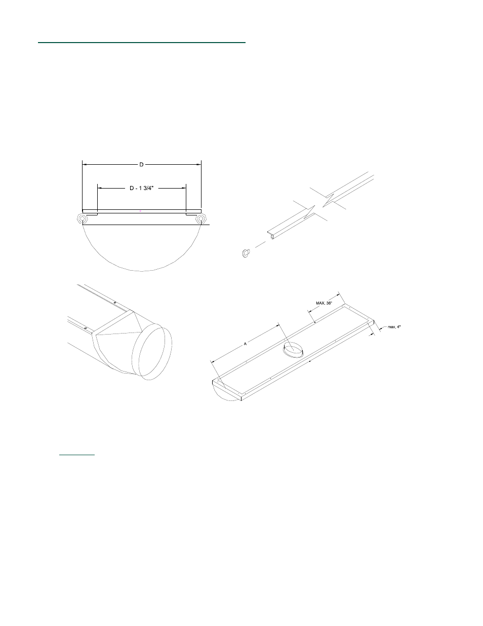 Air Distribution Concepts Flush Rail User Manual | Page 2 / 3