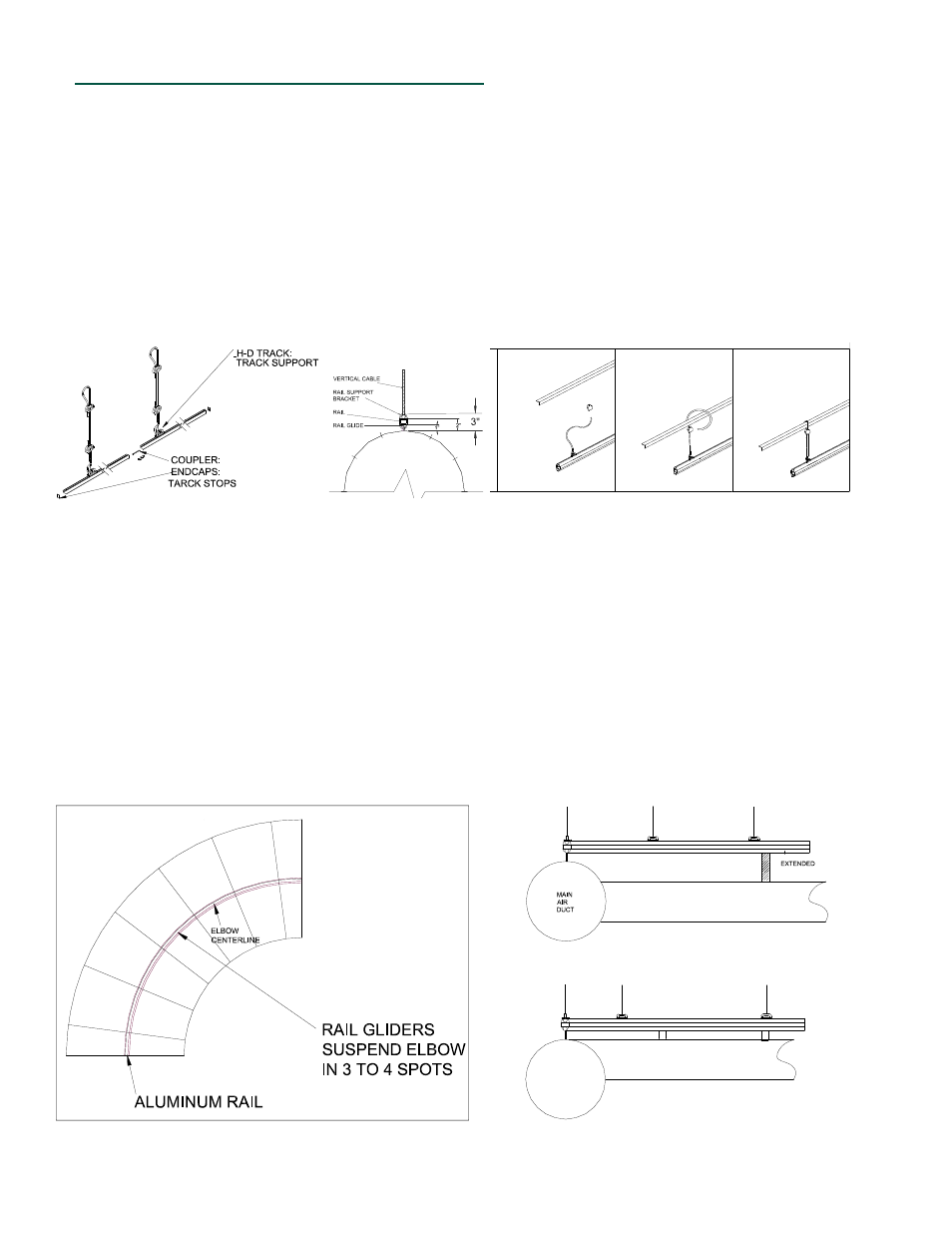 Step two: suspension hardware | Air Distribution Concepts HD Rail User Manual | Page 2 / 4