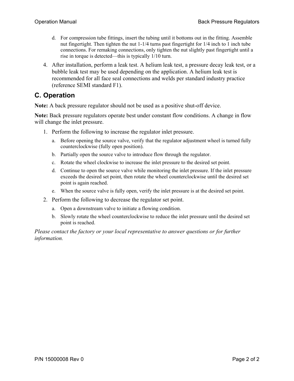 C. operation | APTech BP1000 User Manual | Page 2 / 2