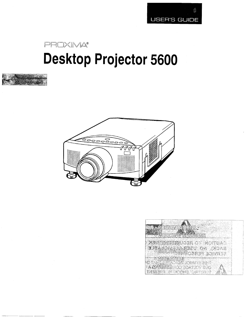 Ask Proxima DP5600 User Manual | 45 pages