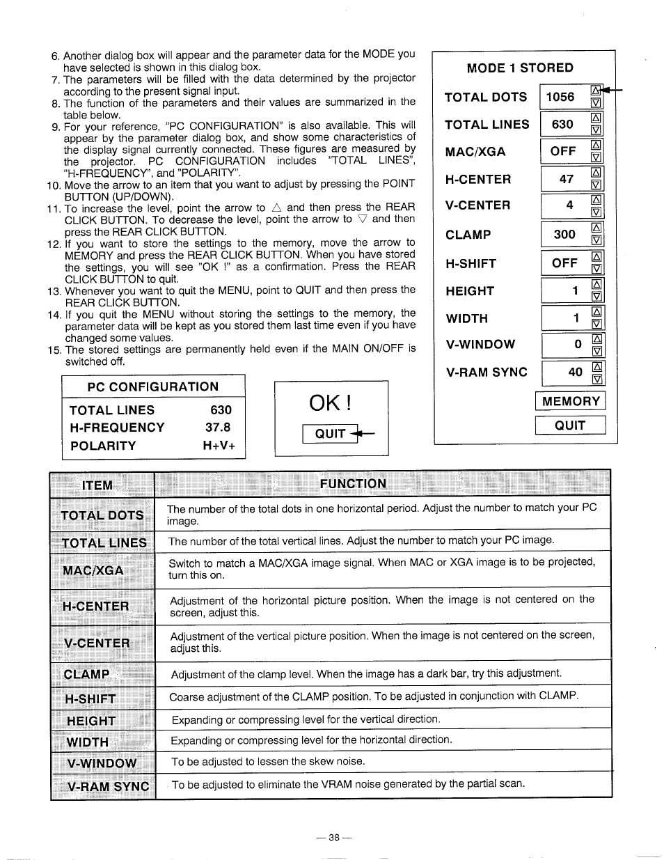 Is el, El e | Ask Proxima DP5600 User Manual | Page 38 / 45
