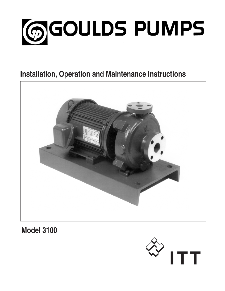 Goulds Pumps 3100 - IOM User Manual | 52 pages