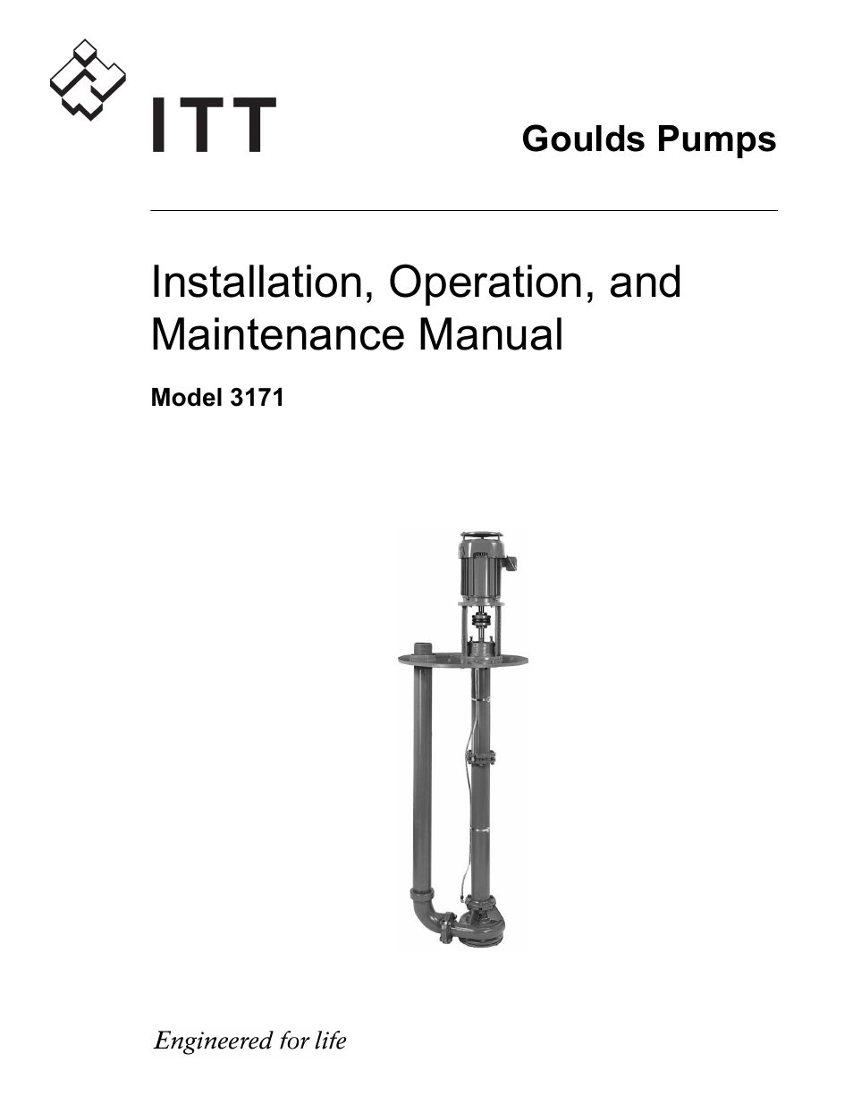 Goulds Pumps 3171 - IOM User Manual | 60 pages