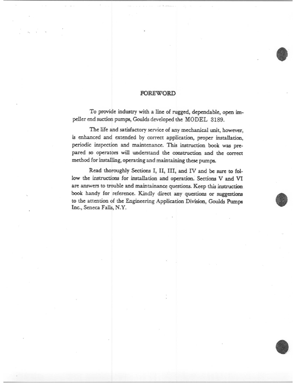 Goulds Pumps 3189 - IOM User Manual | Page 2 / 32
