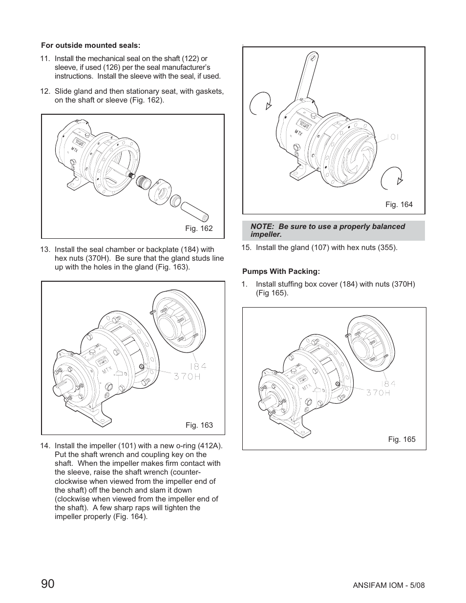 Goulds Pumps ANSI FAMILY IOM (ATEX Compliant) - IOM User Manual | Page 92 / 148