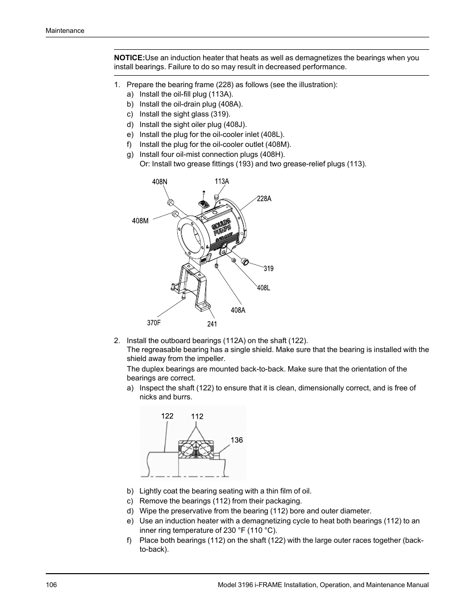 Goulds Pumps 3196 i-FRAME - IOM User Manual | Page 108 / 152
