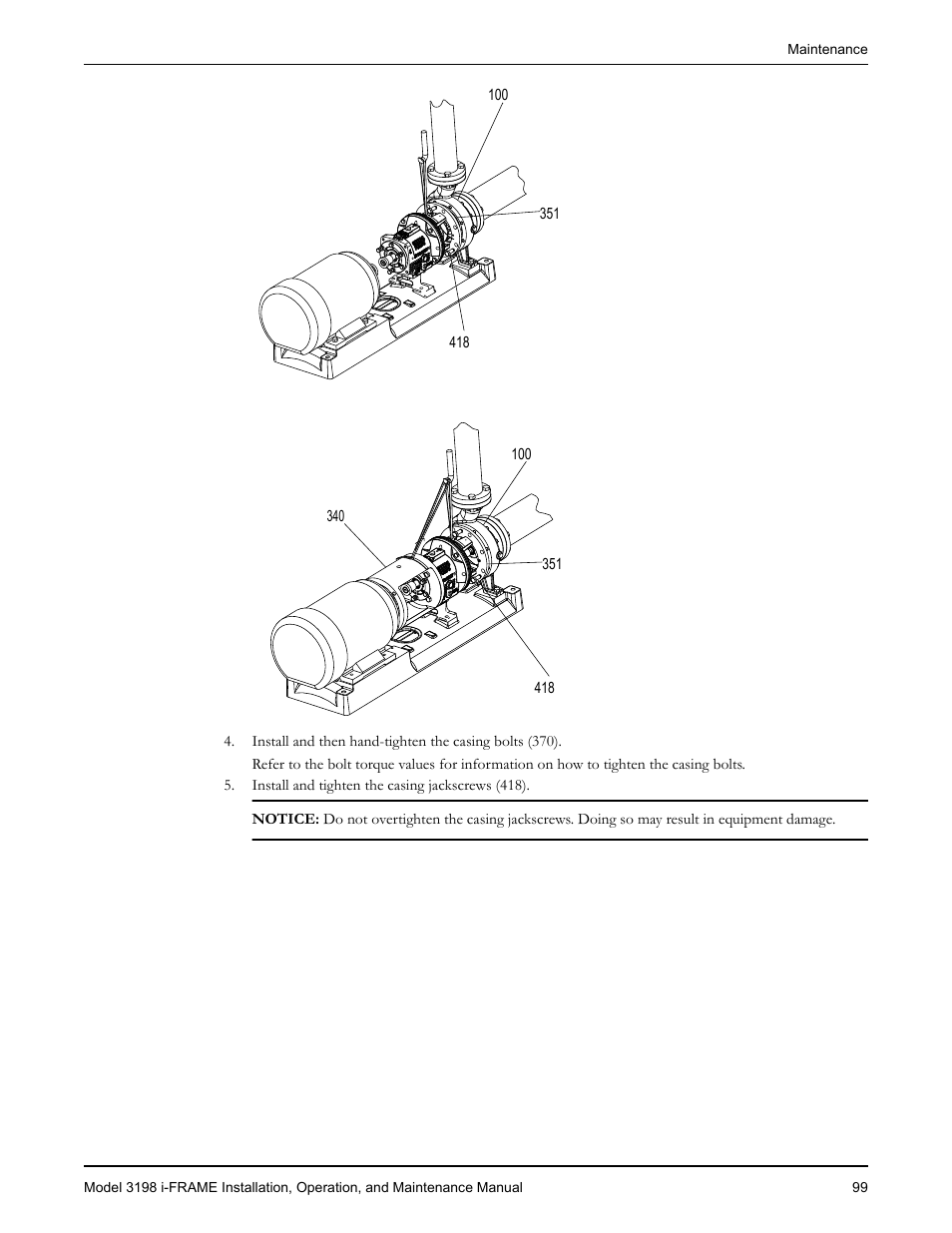 Goulds Pumps 3198 i-FRAME - IOM User Manual | Page 101 / 126
