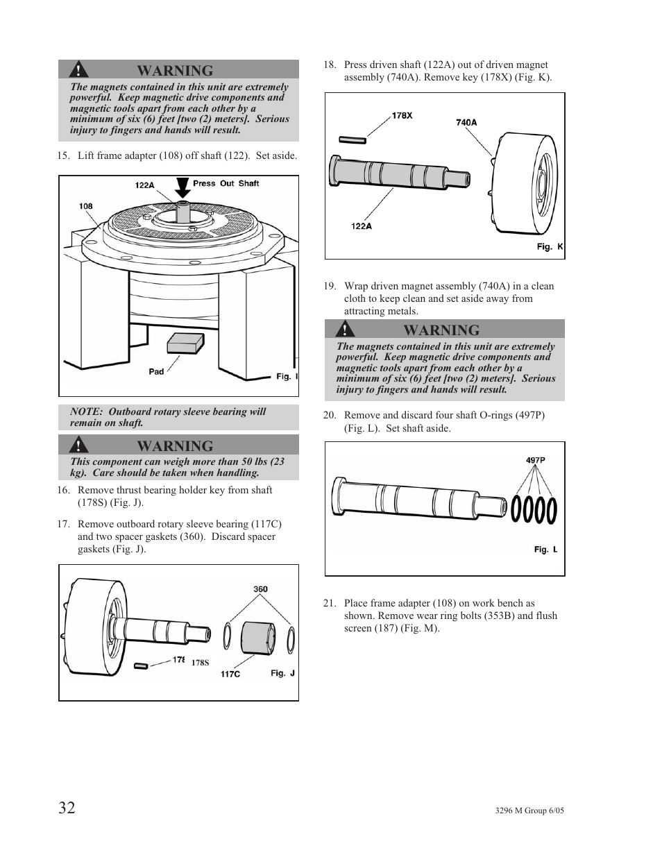 Goulds Pumps 3296M - IOM User Manual | Page 36 / 92