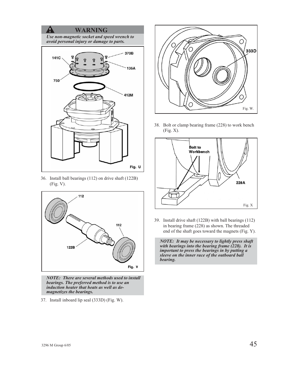 Warning | Goulds Pumps 3296M - IOM User Manual | Page 49 / 92